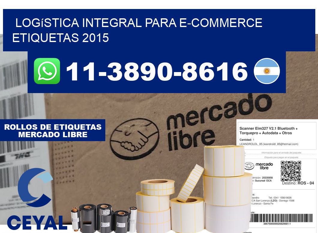 Logística integral para e-commerce etiquetas 2015