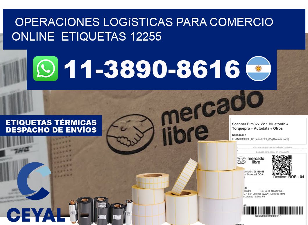 Operaciones logísticas para comercio online  etiquetas 12255