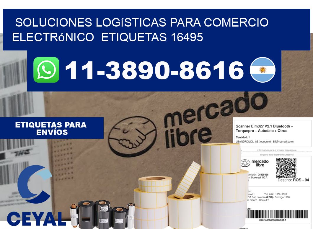 Soluciones logísticas para comercio electrónico  etiquetas 16495