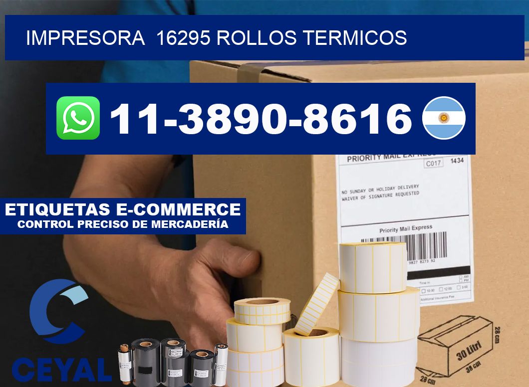 impresora  16295 rollos termicos