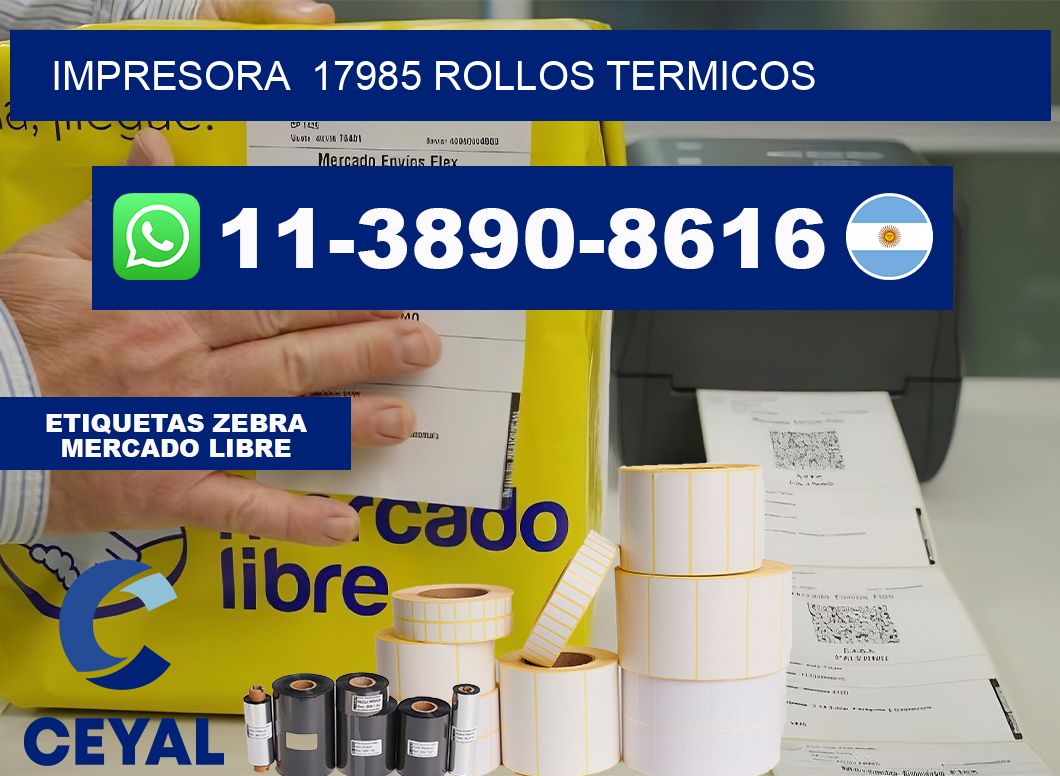 impresora  17985 rollos termicos