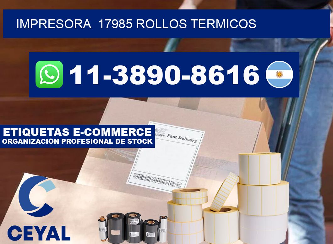 impresora  17985 rollos termicos