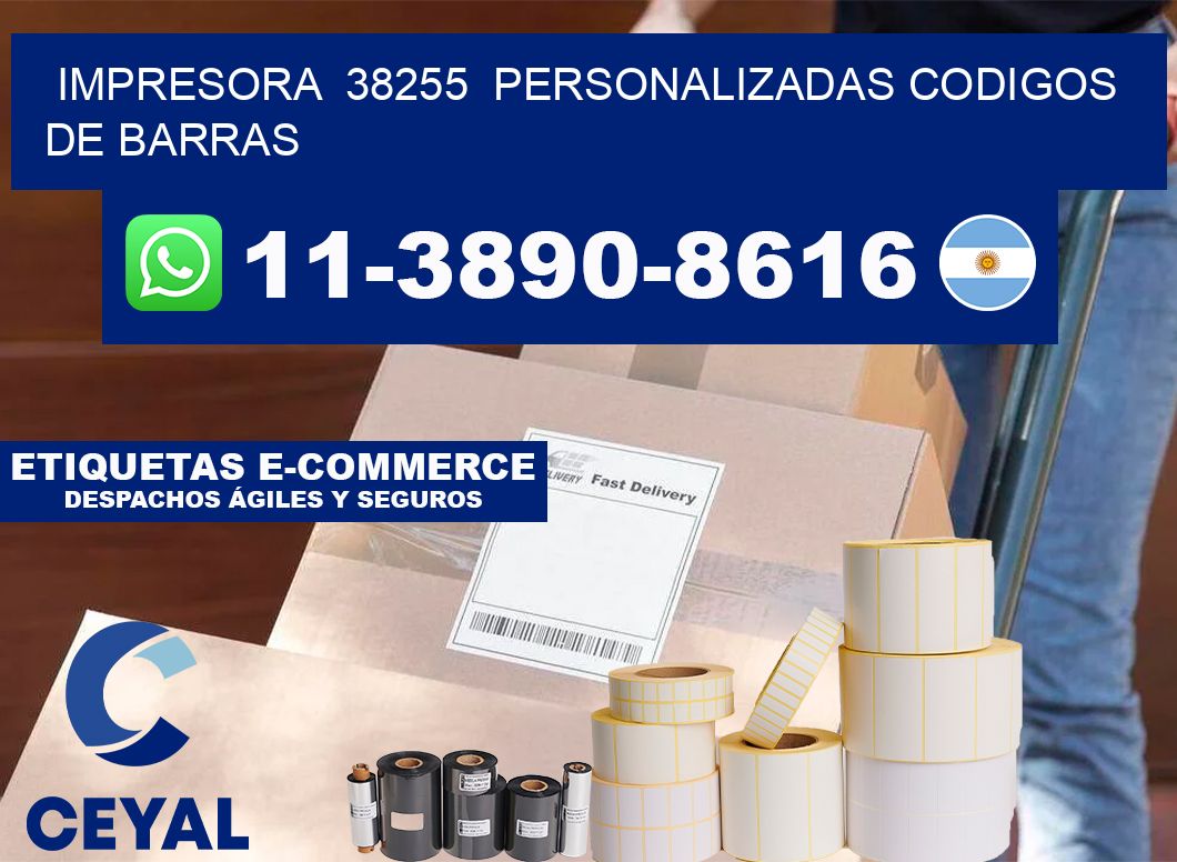 impresora  38255  personalizadas codigos de barras