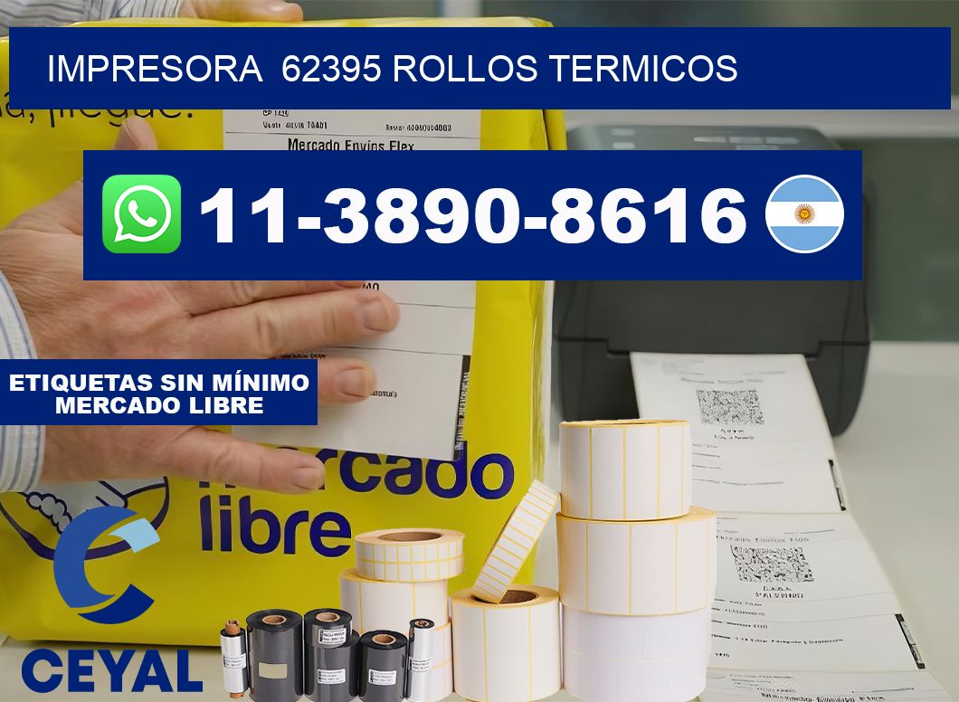 impresora  62395 rollos termicos