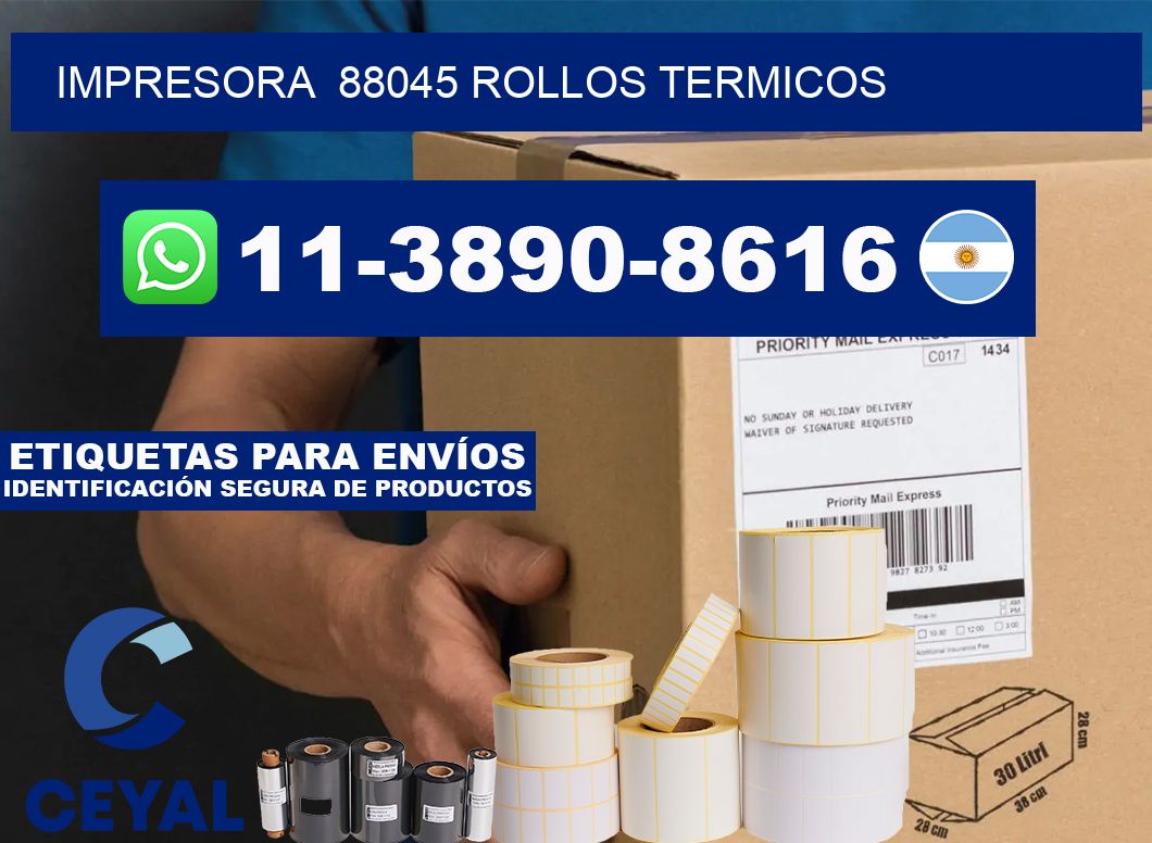 impresora 88045 rollos termicos