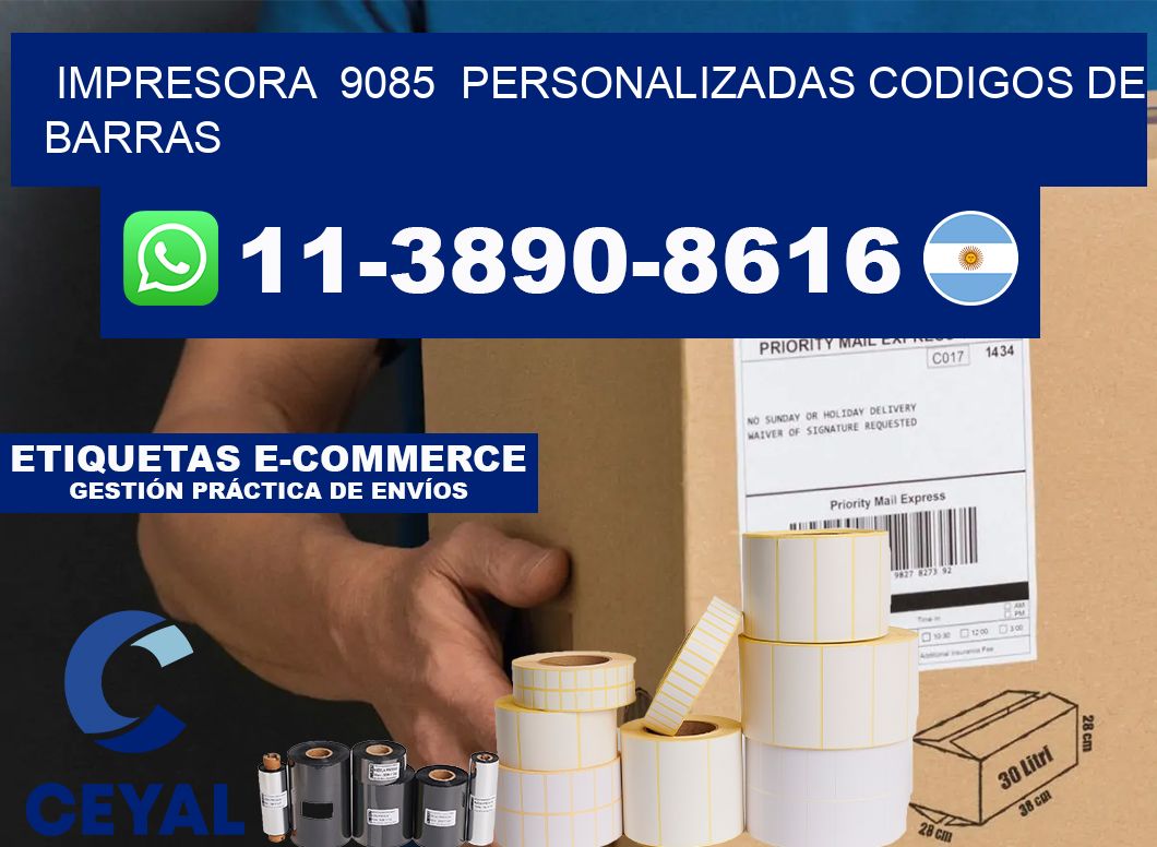 impresora  9085  personalizadas codigos de barras