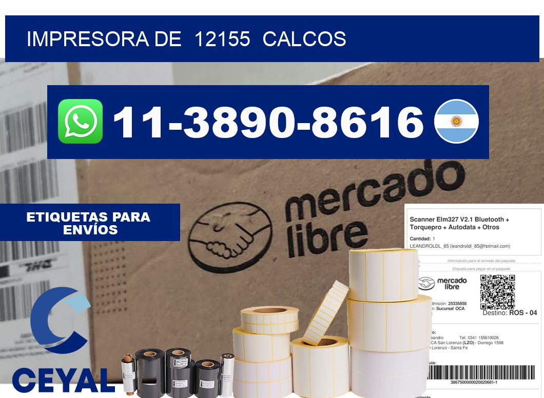 impresora de  12155  calcos