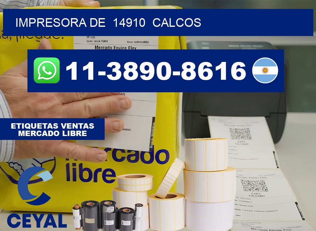 impresora de 14910 calcos