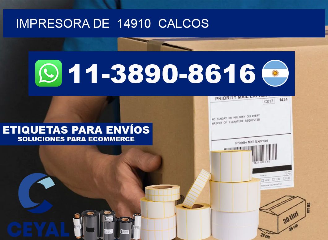 impresora de 14910 calcos