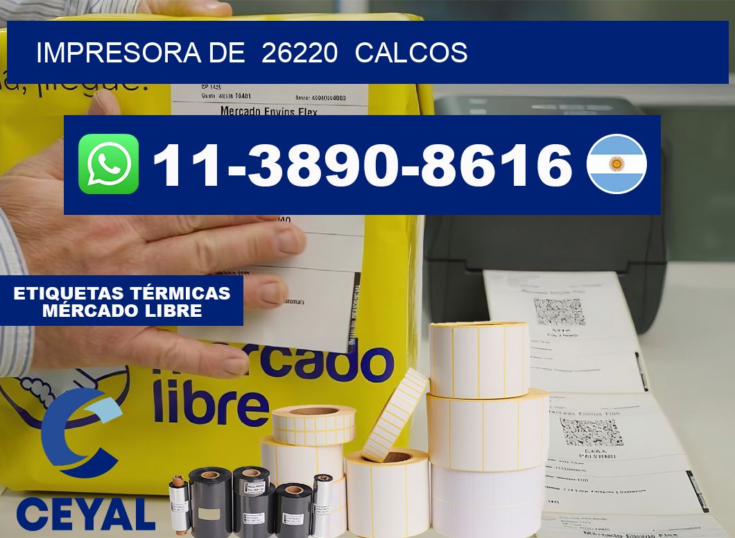 impresora de  26220  calcos