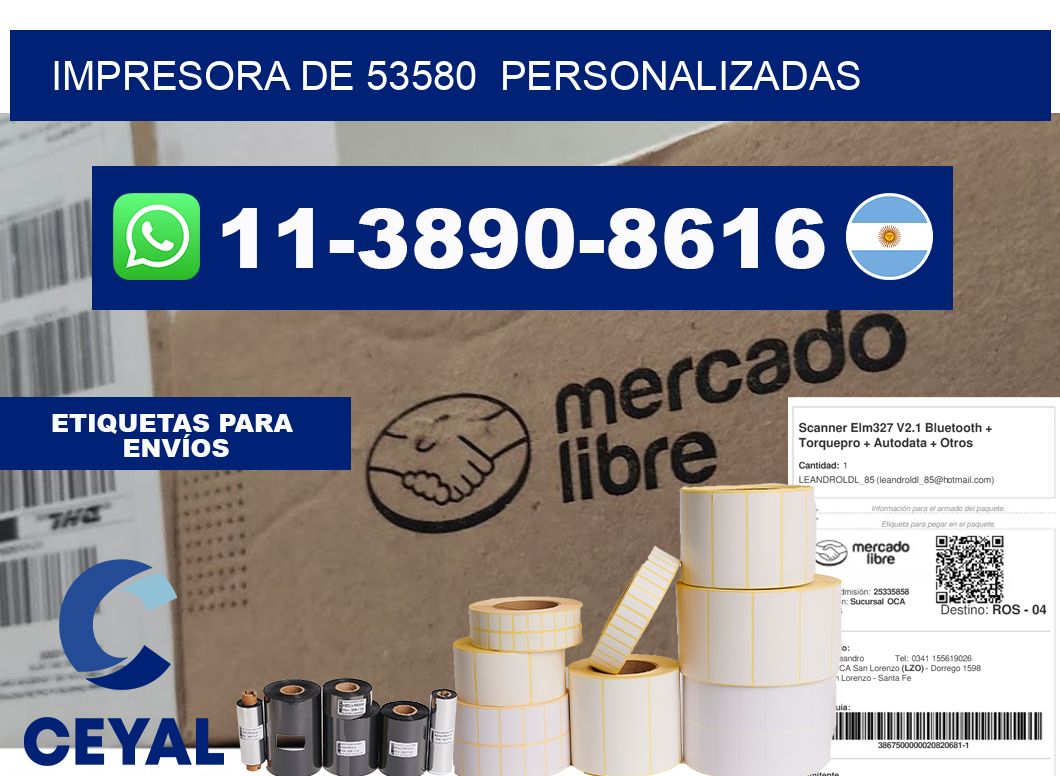 impresora de 53580 personalizadas
