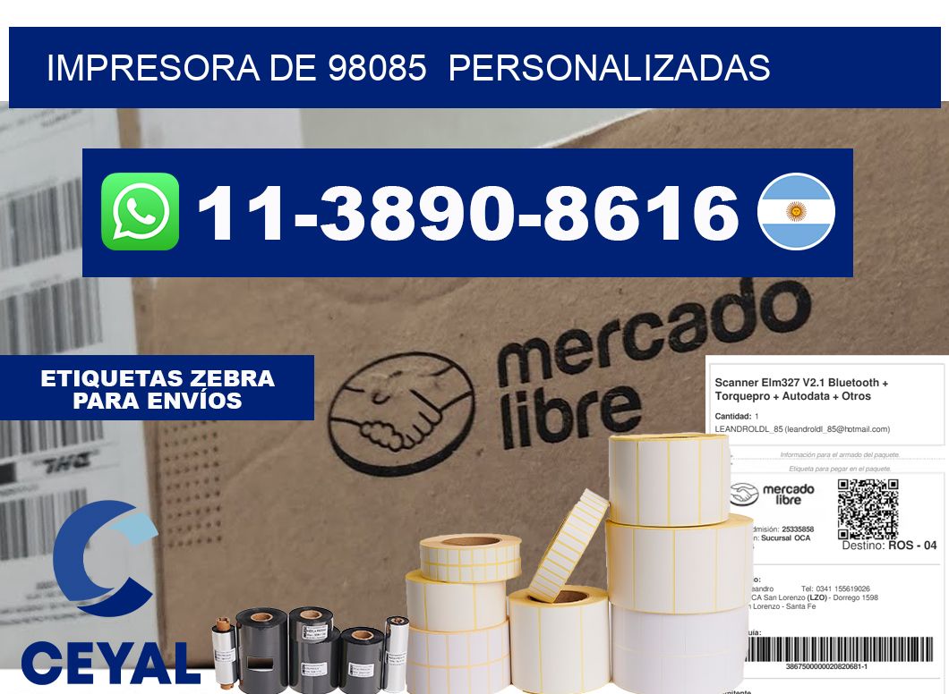 impresora de 98085  personalizadas