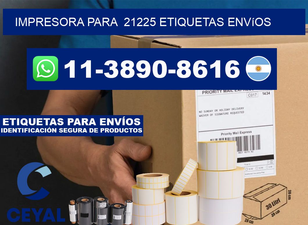 impresora para  21225 etiquetas envíos