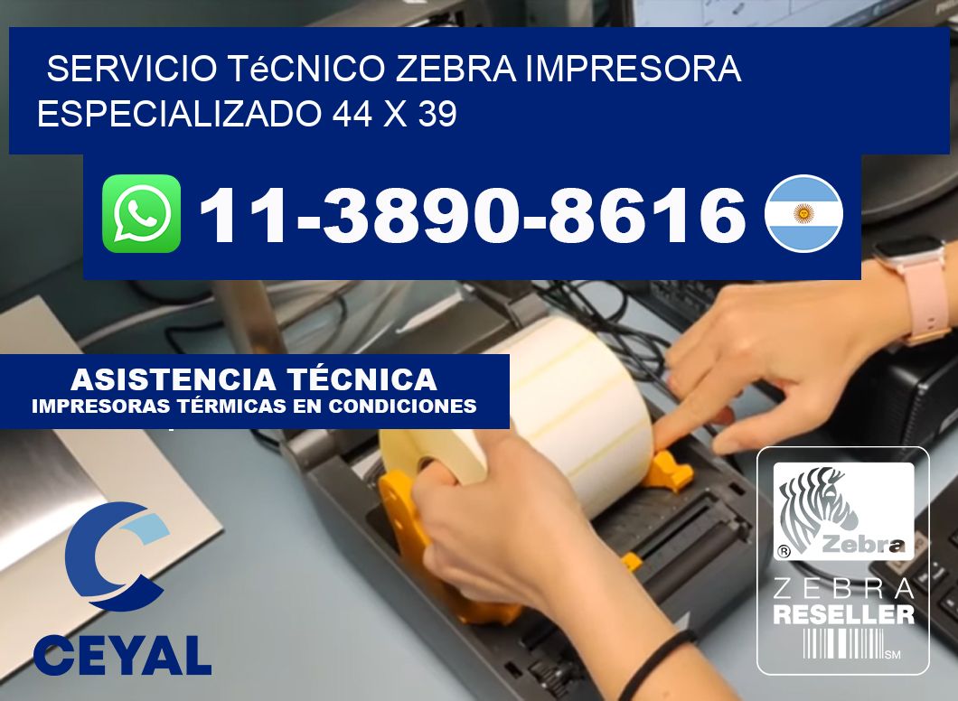 Servicio Técnico Zebra Impresora Especializado 44 x 39