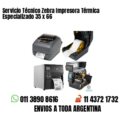 Servicio Técnico Zebra Impresora Térmica Especializado 35 x 66