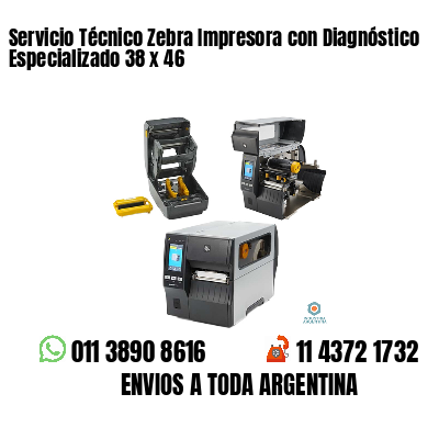Servicio Técnico Zebra Impresora con Diagnóstico Especializado 38 x 46