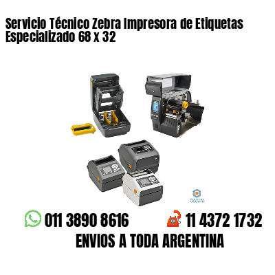 Servicio Técnico Zebra Impresora de Etiquetas Especializado 68 x 32