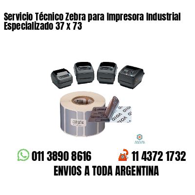 Servicio Técnico Zebra para Impresora Industrial Especializado 37 x 73