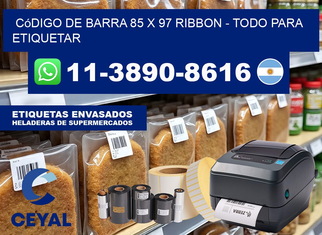 código de barra 85 x 97 ribbon – Todo para Etiquetar