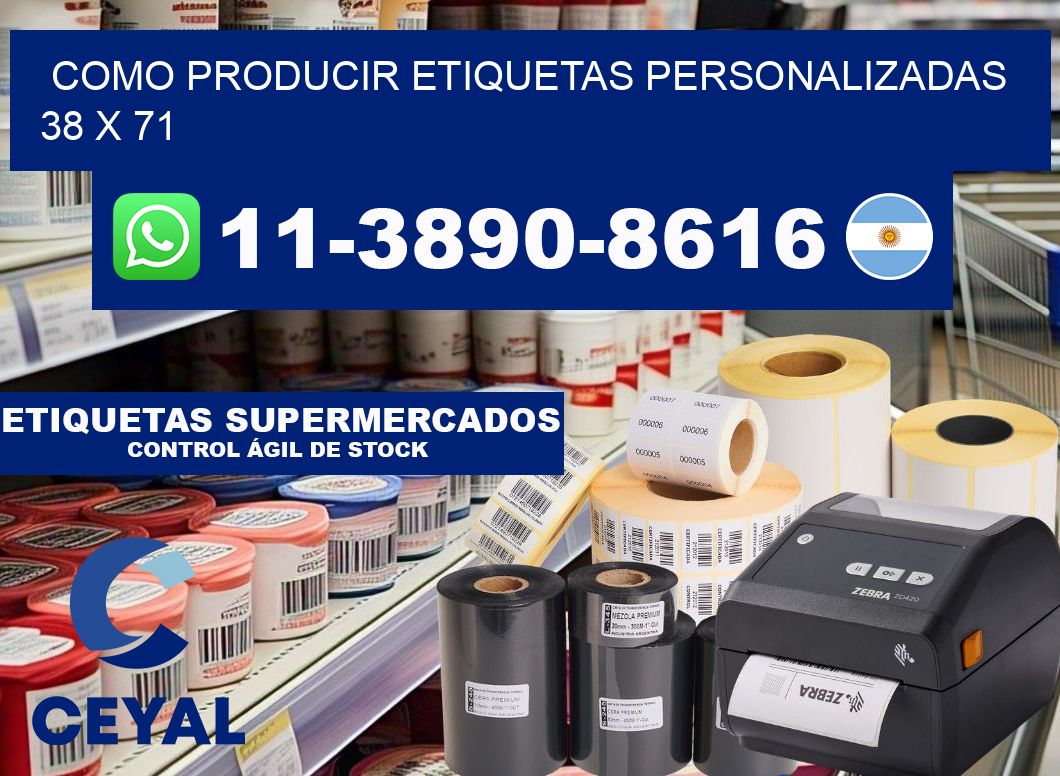 como producir etiquetas personalizadas 38 x 71