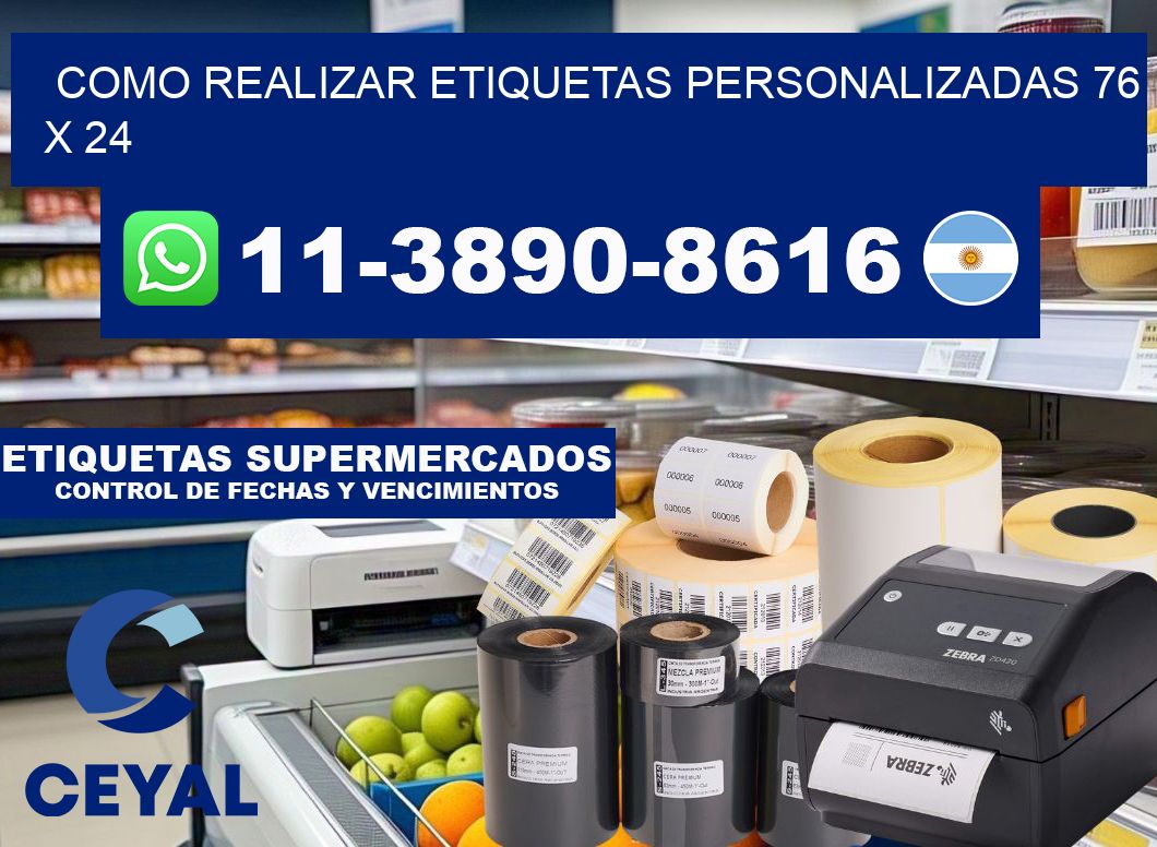 como realizar etiquetas personalizadas 76 x 24