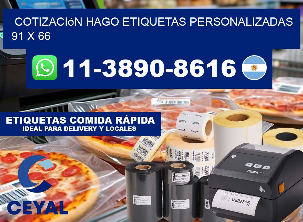 cotización hago etiquetas personalizadas 91 x 66