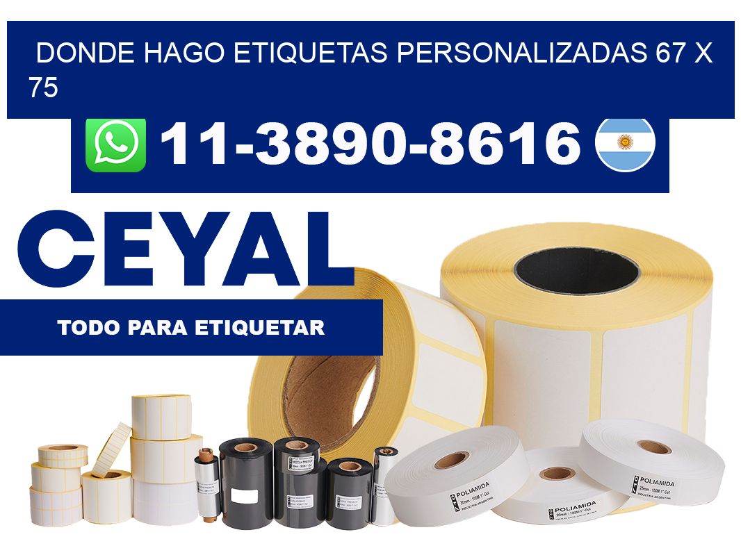 donde hago etiquetas personalizadas 67 x 75