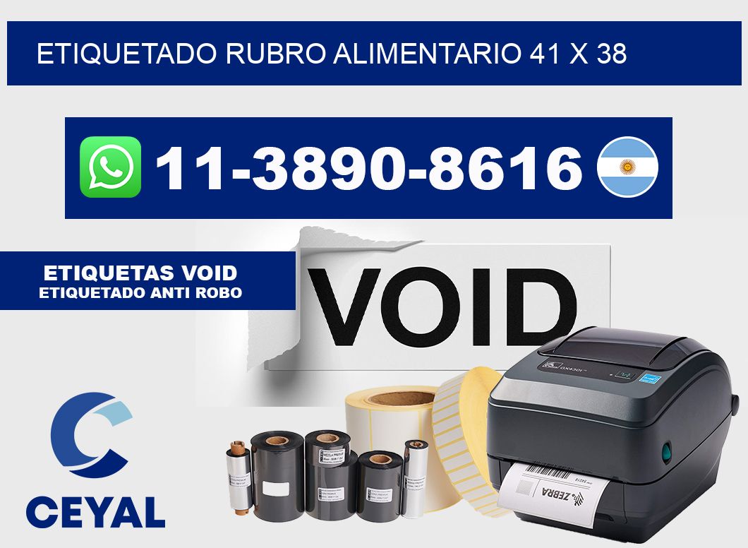 etiquetado rubro alimentario 41 x 38