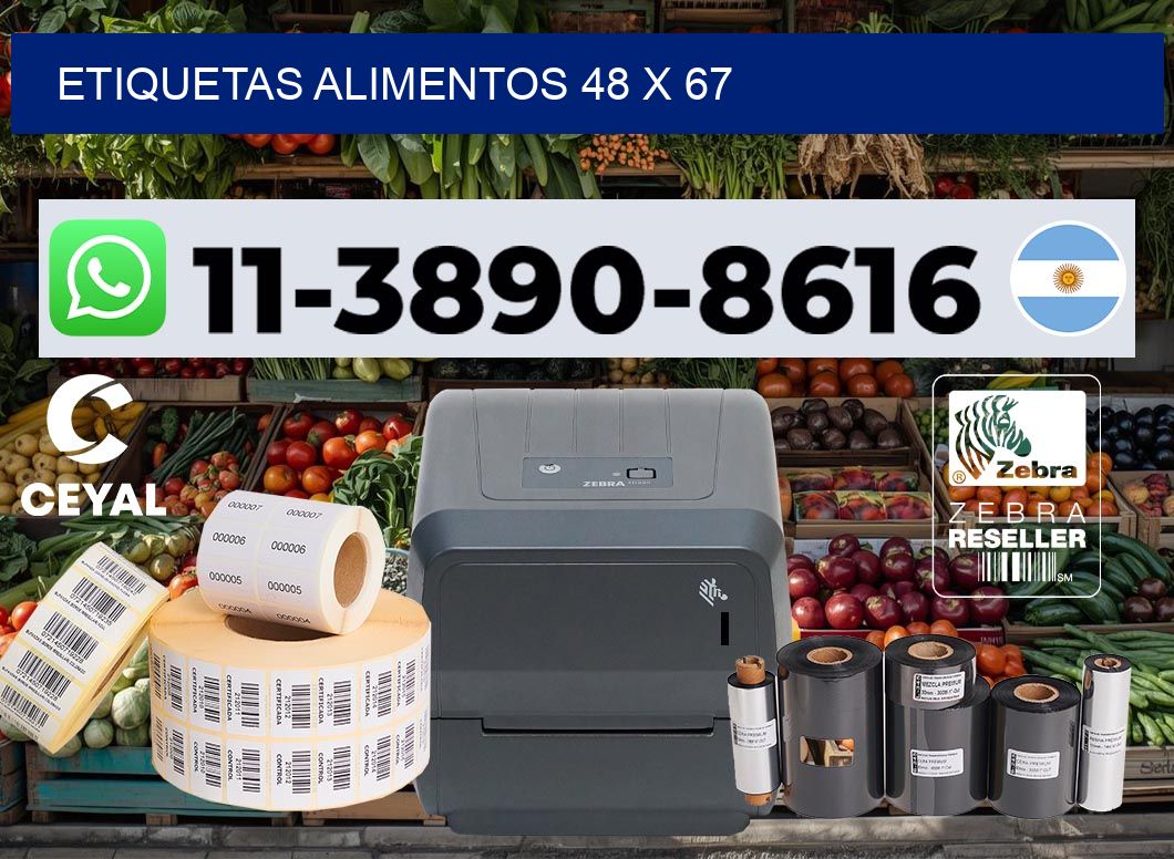 etiquetas alimentos 48 x 67