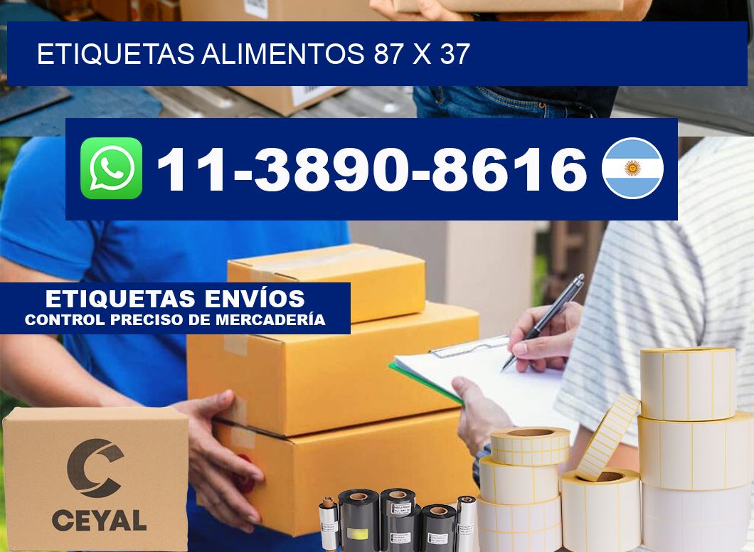 etiquetas alimentos 87 x 37