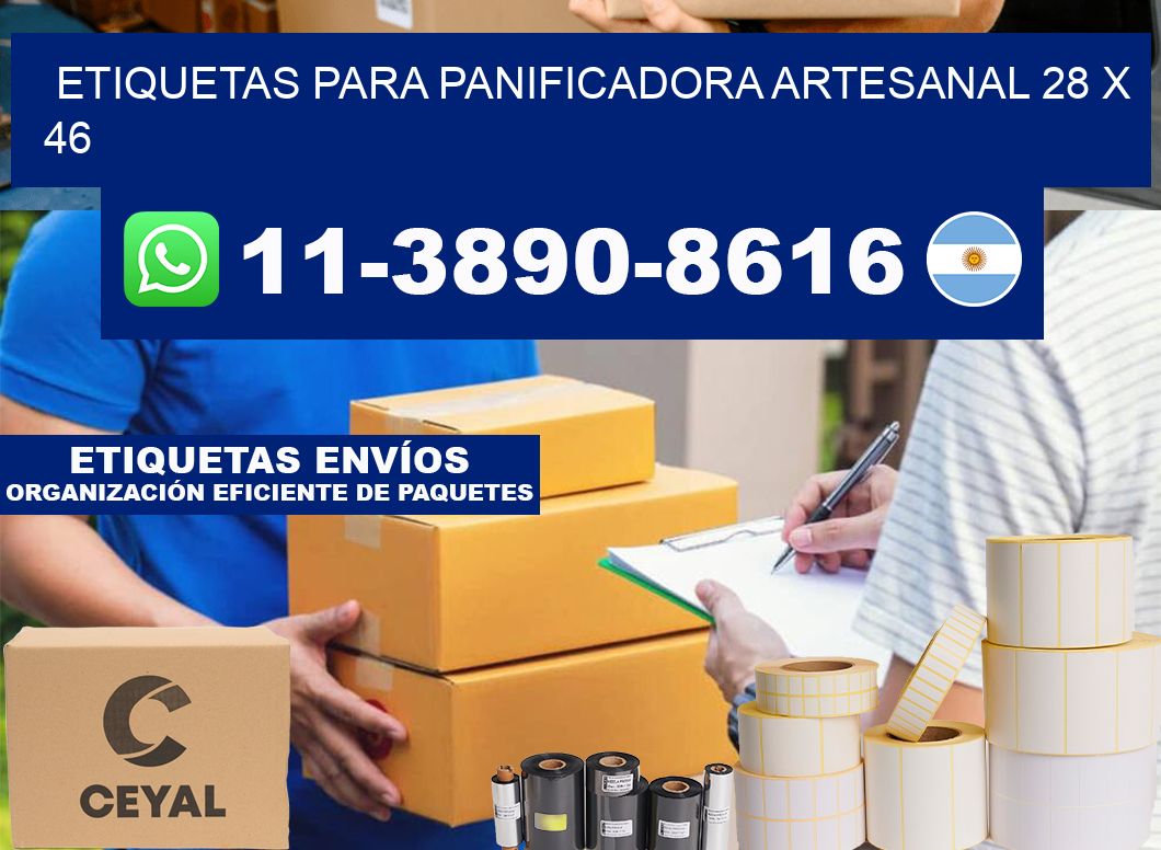 etiquetas para Panificadora artesanal 28 x 46