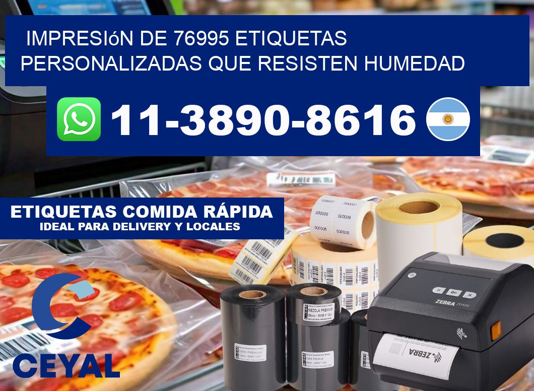 impresión de 76995 etiquetas personalizadas que resisten humedad