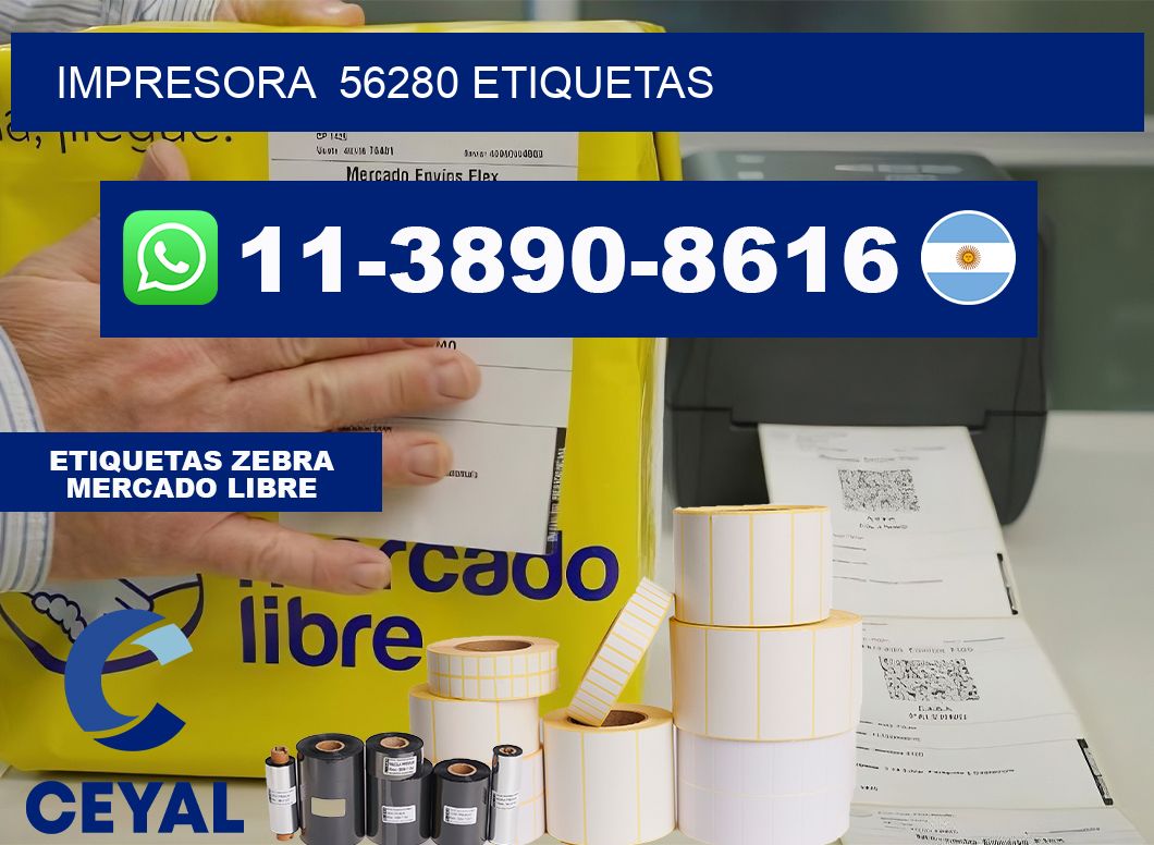impresora  56280 etiquetas