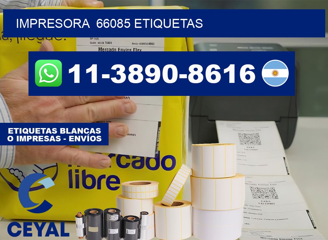 impresora  66085 etiquetas