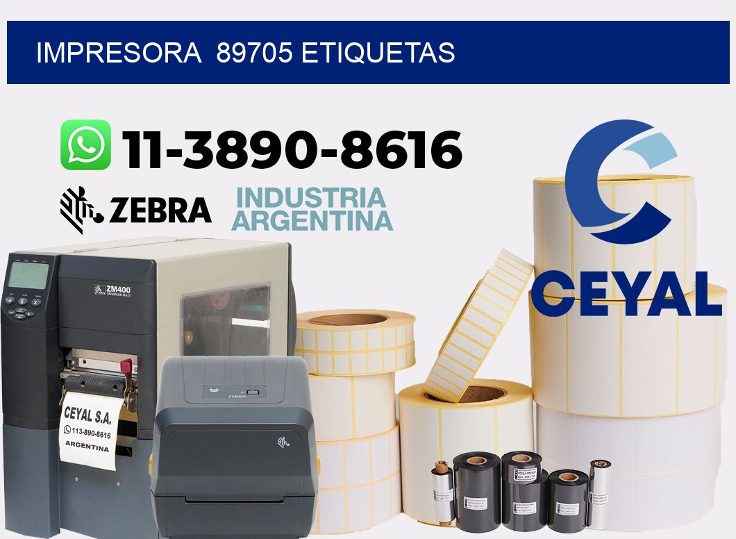 impresora  89705 etiquetas