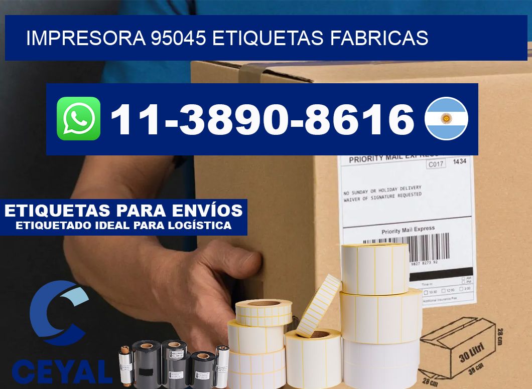 impresora 95045 etiquetas fabricas