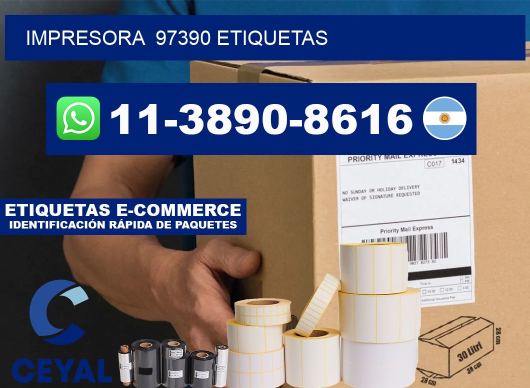 impresora  97390 etiquetas
