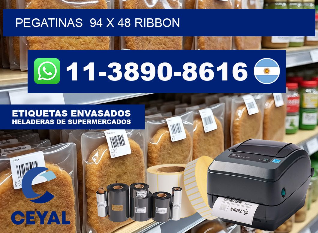 pegatinas  94 x 48 ribbon