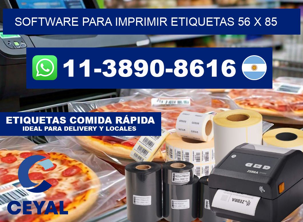 software para imprimir etiquetas 56 x 85