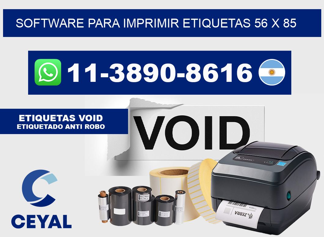 software para imprimir etiquetas 56 x 85