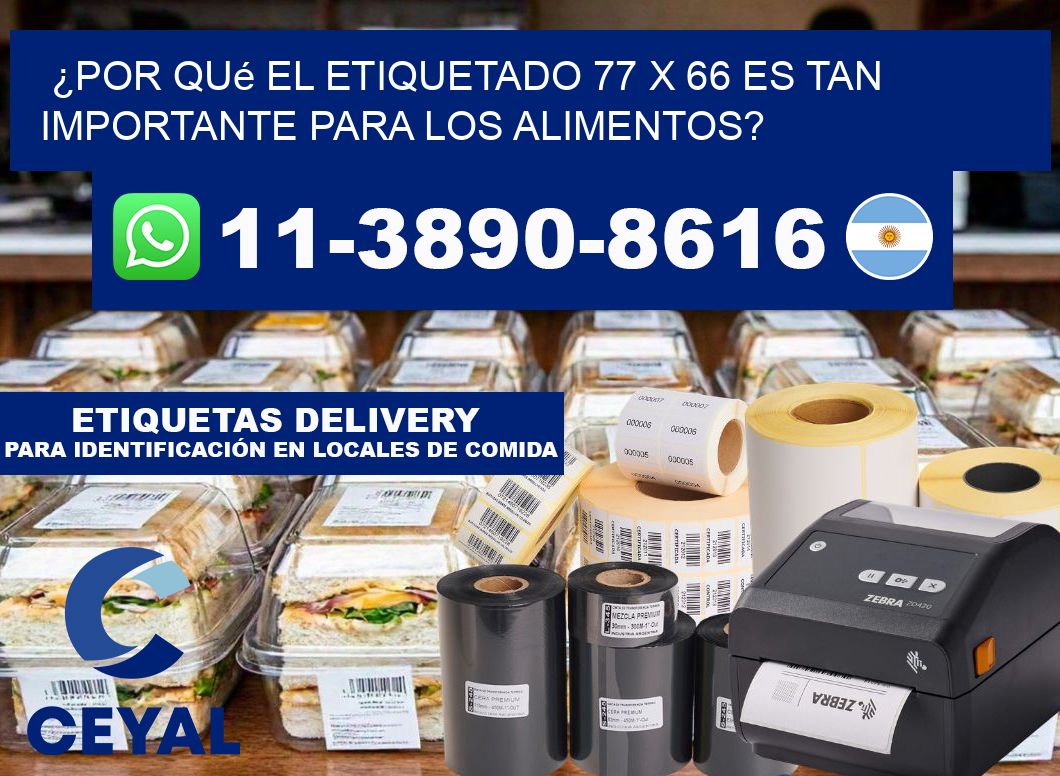 ¿Por qué el etiquetado 77 x 66 es tan importante para los alimentos?