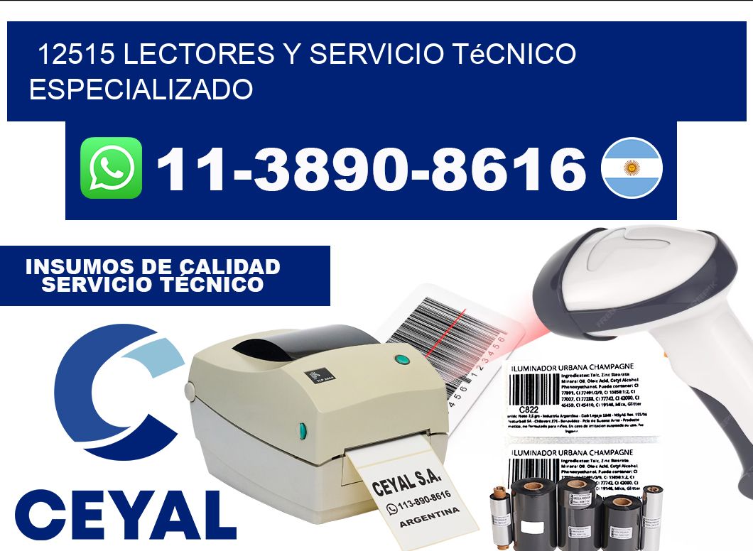 12515 Lectores y Servicio Técnico Especializado