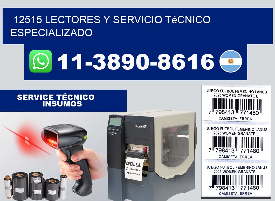 12515 Lectores y Servicio Técnico Especializado