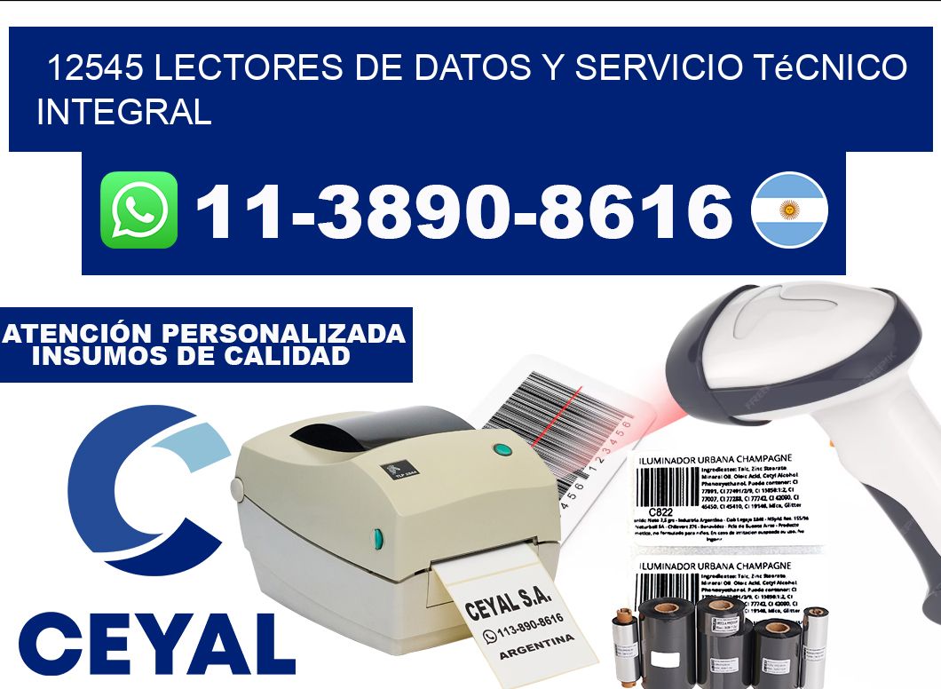 12545 Lectores de Datos y Servicio Técnico Integral