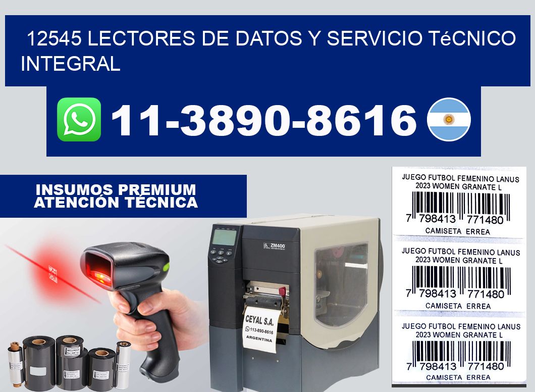 12545 Lectores de Datos y Servicio Técnico Integral