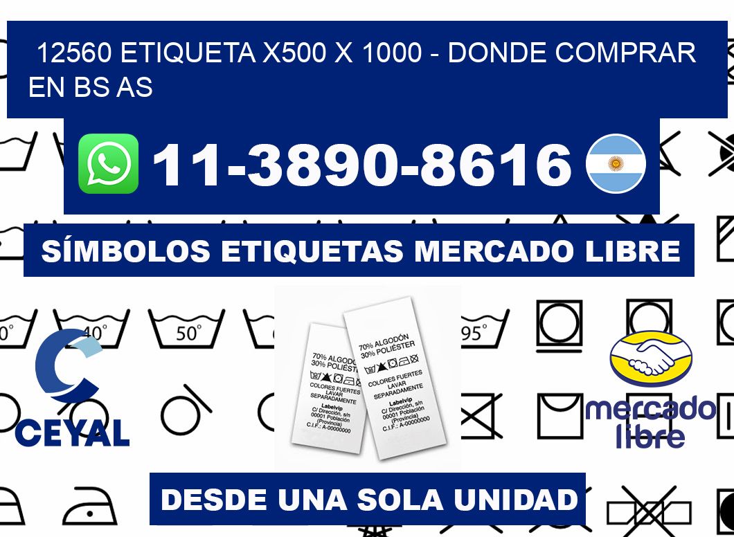 12560 etiqueta x500 x 1000 - Donde Comprar en bs as