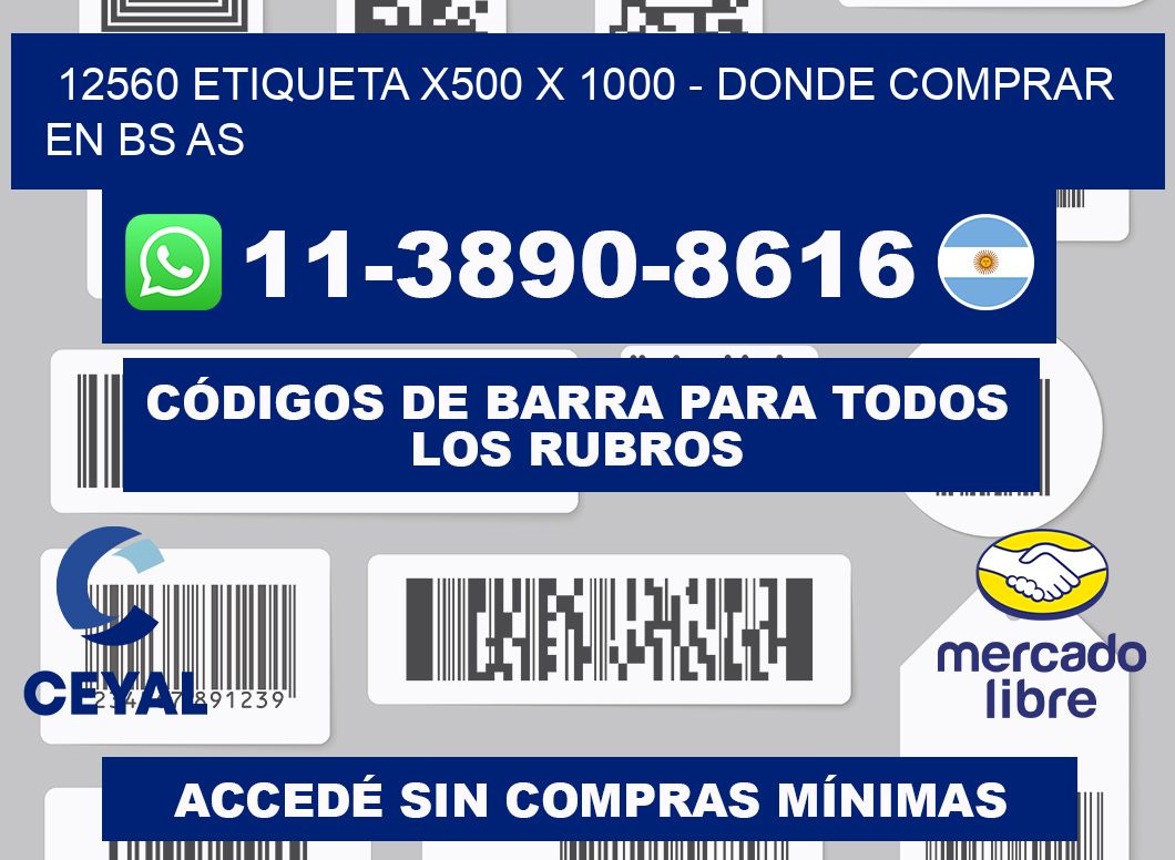12560 etiqueta x500 x 1000 - Donde Comprar en bs as