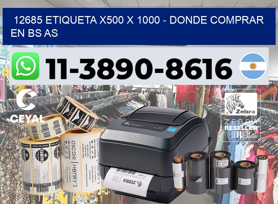 12685 etiqueta x500 x 1000 – Donde Comprar en bs as