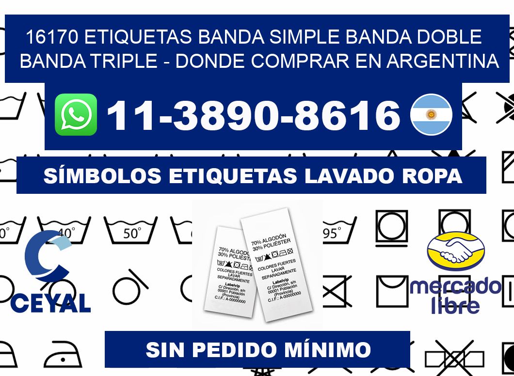 16170 etiquetas banda simple banda doble banda triple - Donde Comprar en Argentina