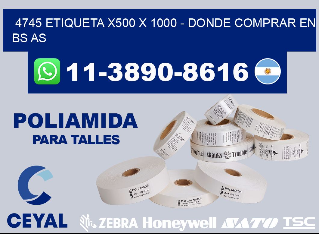 4745 etiqueta x500 x 1000 - Donde Comprar en bs as